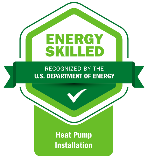 DOE Energy Skilled badge, Heat Pump Installer